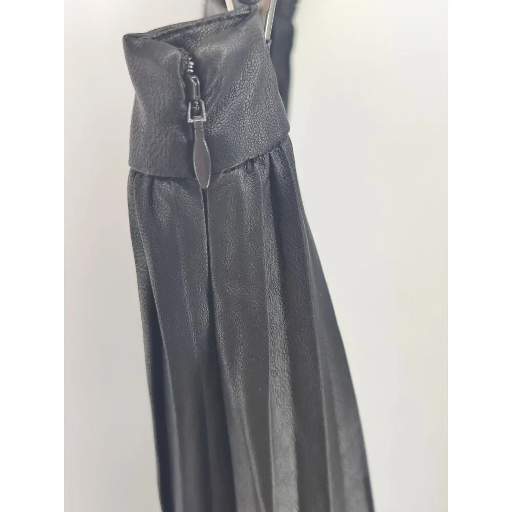 New Banana Republic Long Faux Leather Skirt Size S - Picture 4 of 9